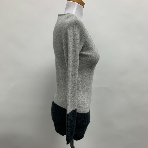 Premium Collection by Esmara Women's Sweater Small 4 6 Gray 100% Cashmere V-Neck - Picture 5 of 8